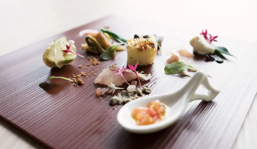 Villa della Pace — food