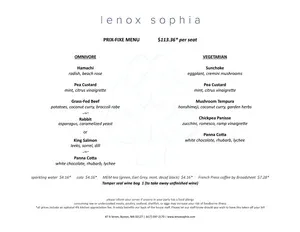 Lenox Sophia, Boston