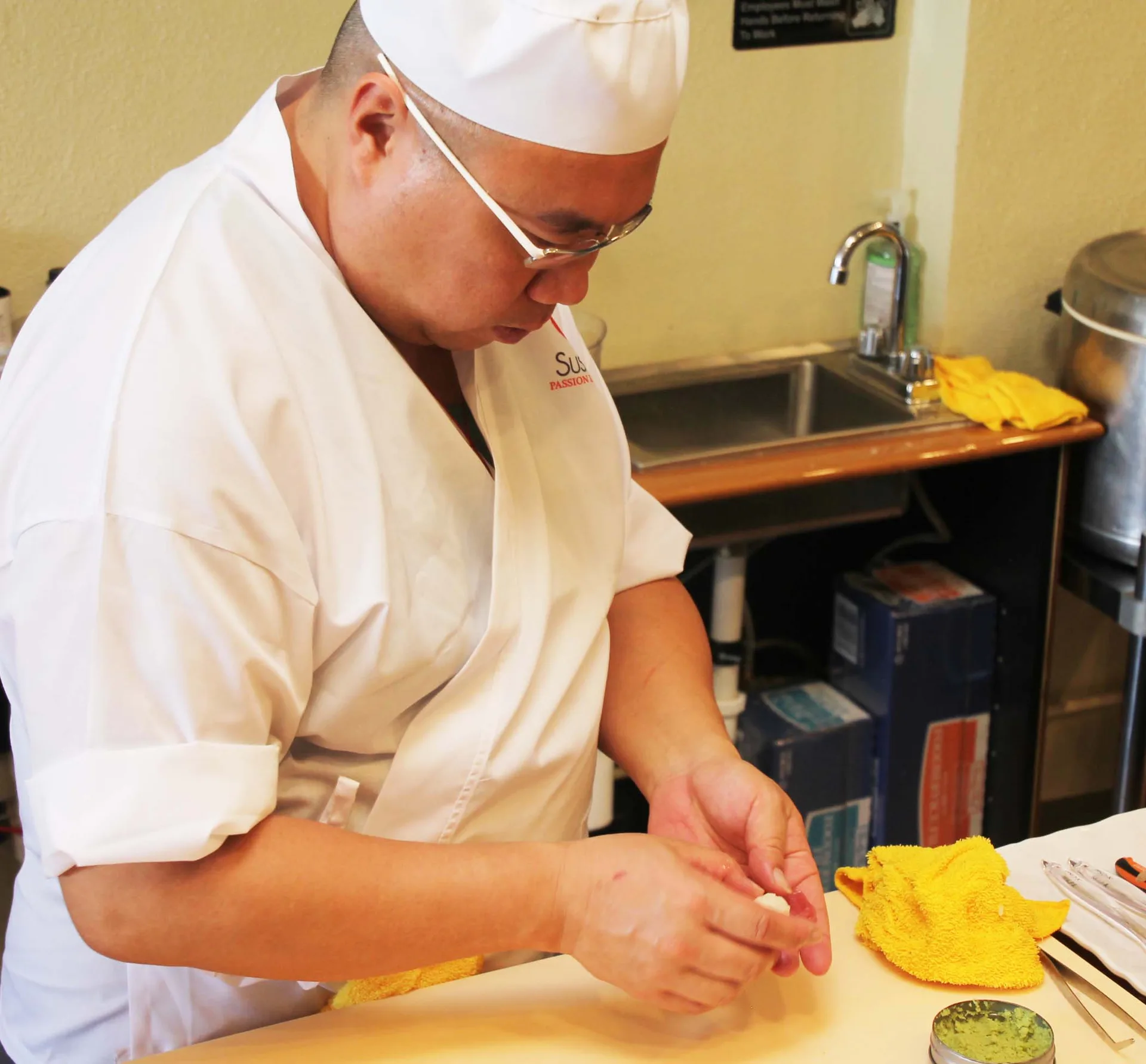 Sushi Sho Rexley — kitchen