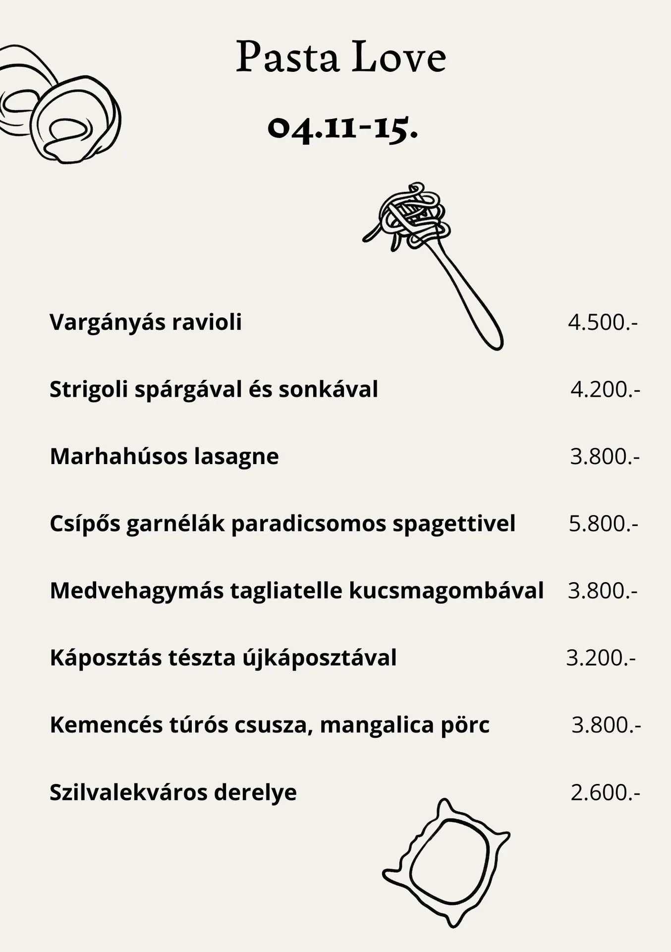 Szőlőskert Étterem — food