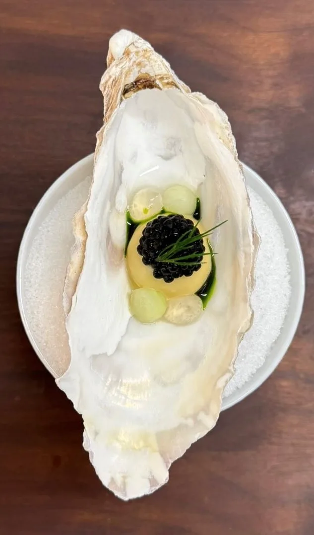 Mark Poynton at Caistor Hall — food