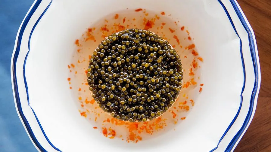 Blue by Alain Ducasse — food