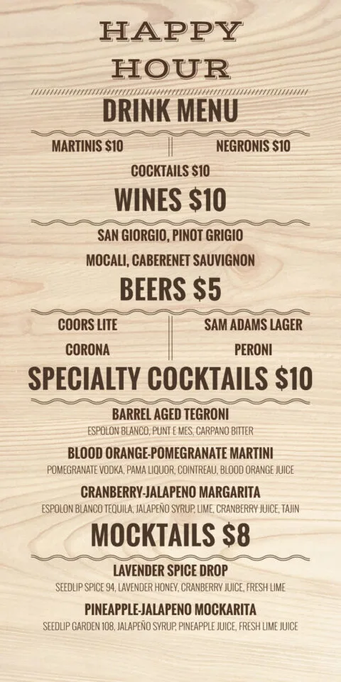 La Griglia Seafood Grill & Wine Bar — drink