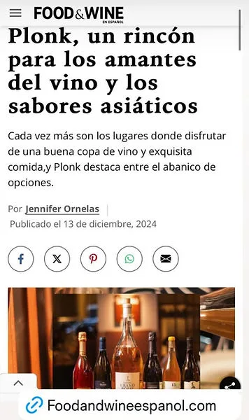 Plonk — drink