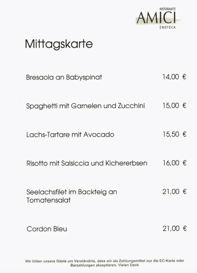 Ristorante Amici — photo 8