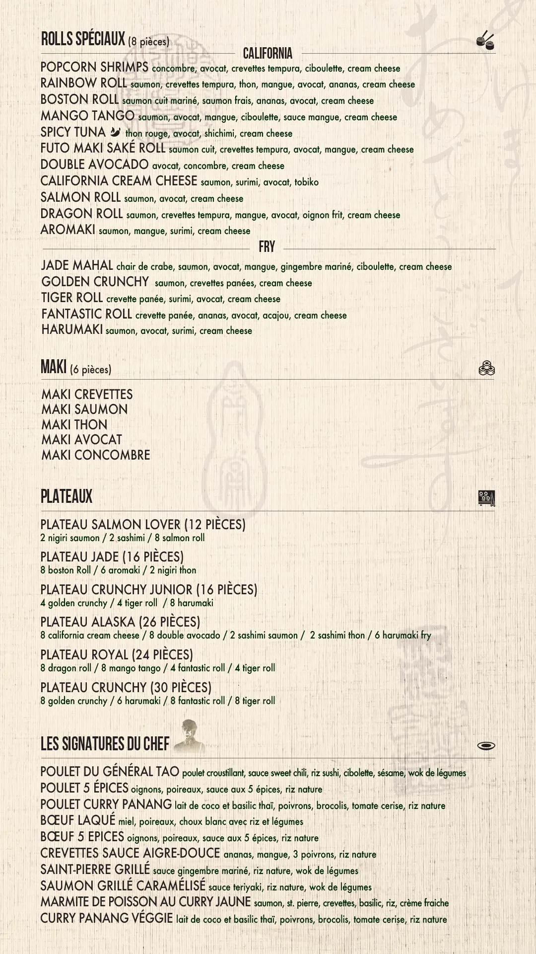 Le Jade — food