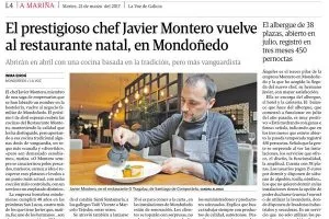 Javier Montero, Ribadeo