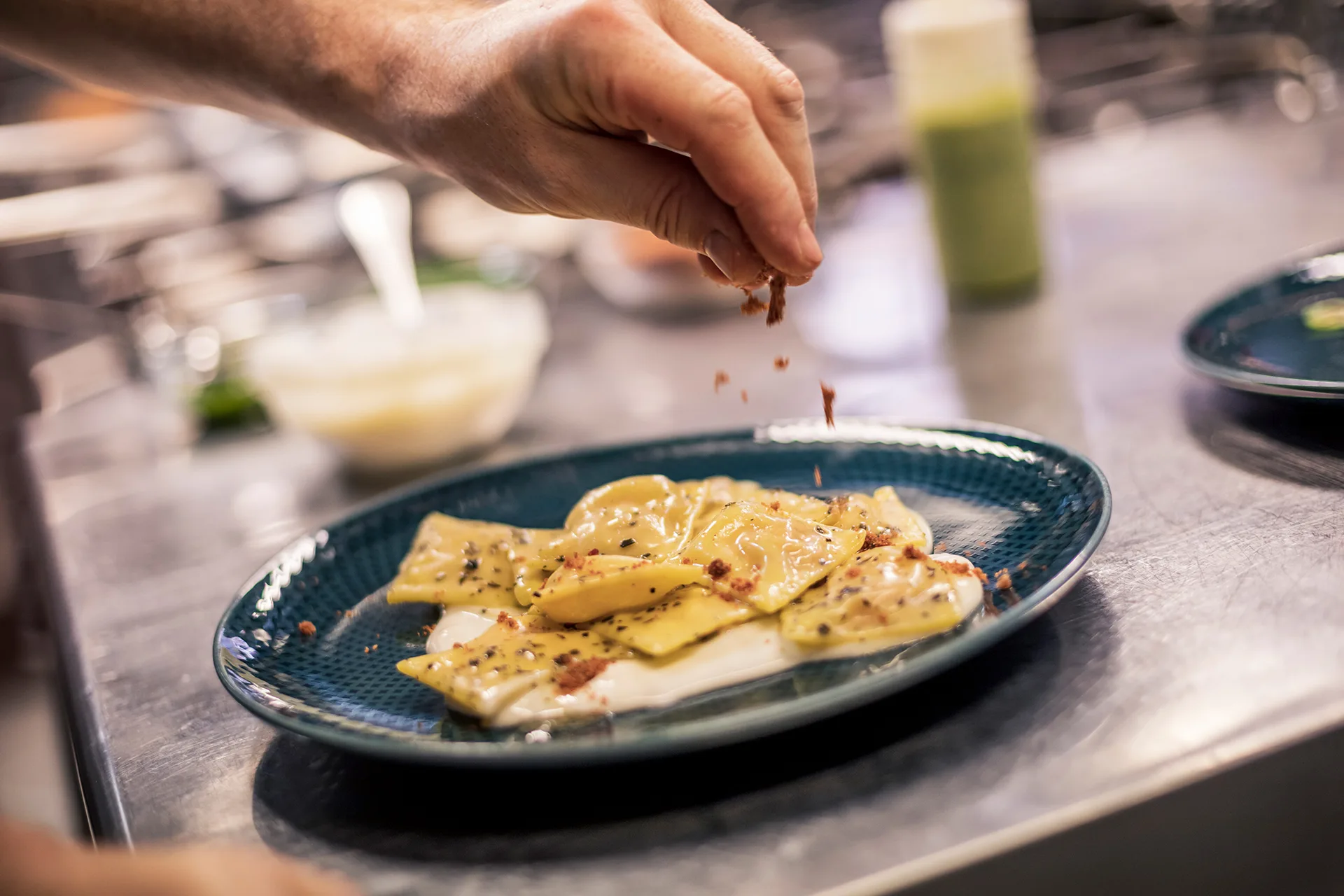 Osteria del Tempo Perso — kitchen