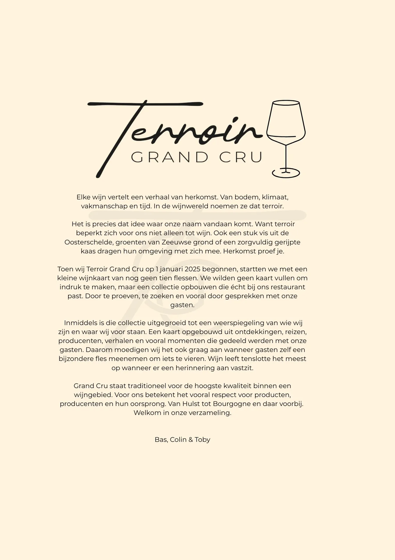 Restaurant Terroir Grand Cru — photo 19