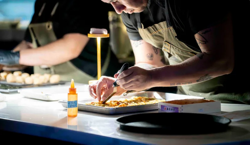 Hidden Omakase — kitchen