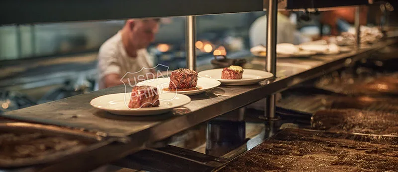 801 Chophouse — kitchen