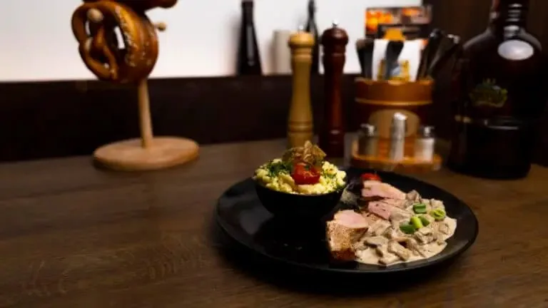 Gasthausbrauerei König von Flandern — food