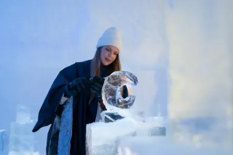 Verandan på Icehotel — drink