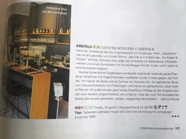PUR Essen &amp; Trinken, Krefeld