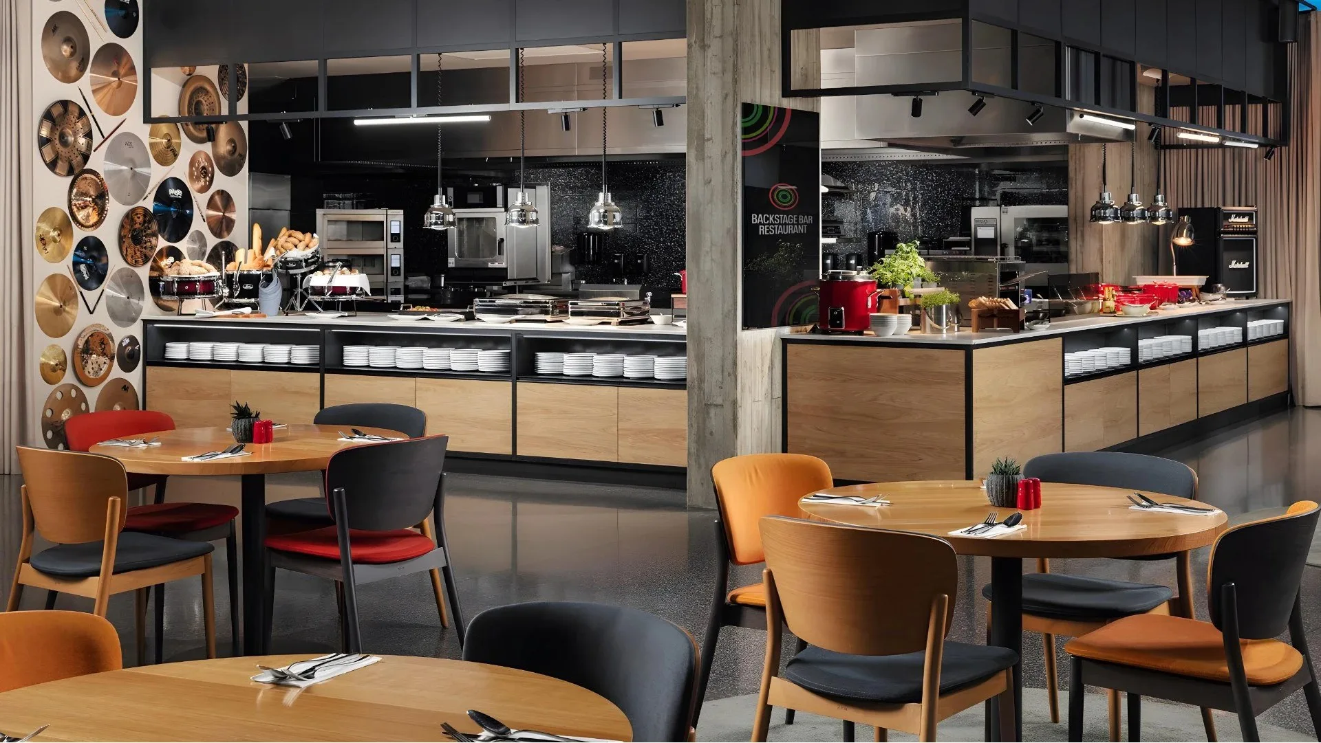 BACKSTAGE RESTAURANT — atmosphere