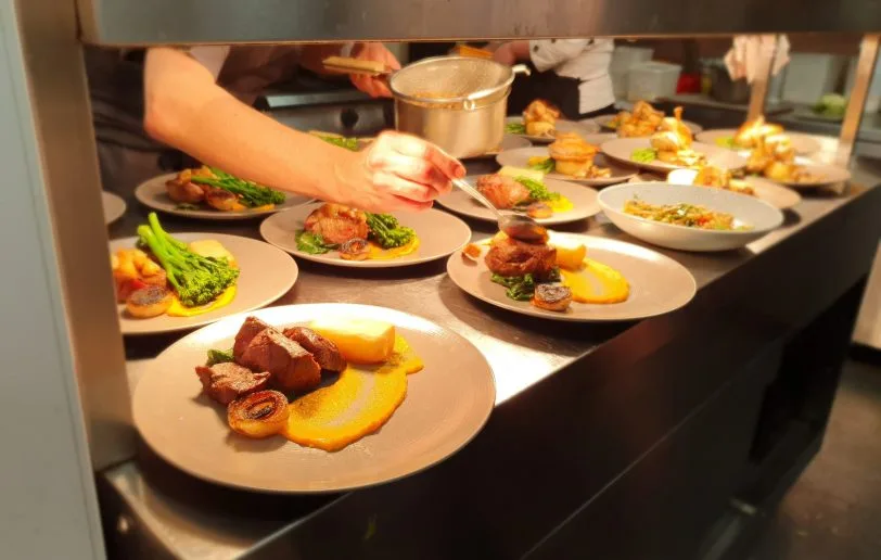Chequers Inn — food
