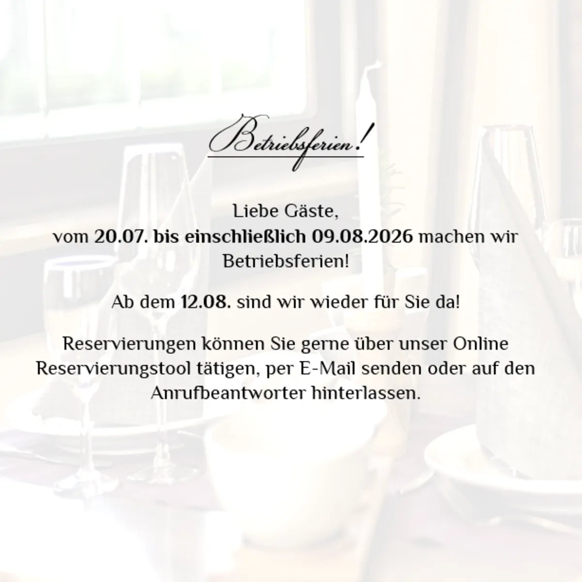 Restaurant Eimermacher — atmosphere