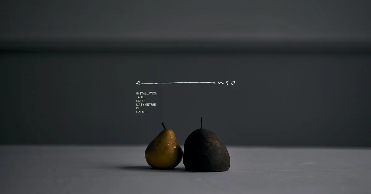 Installation Table ENSO L'asymetrie du calme — food