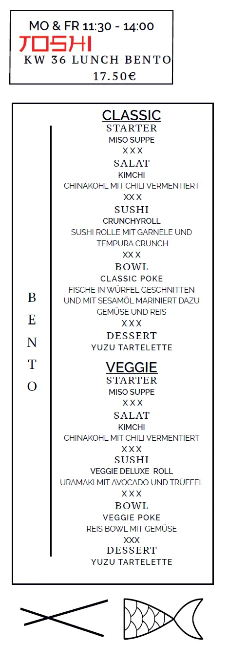 Toshi — food
