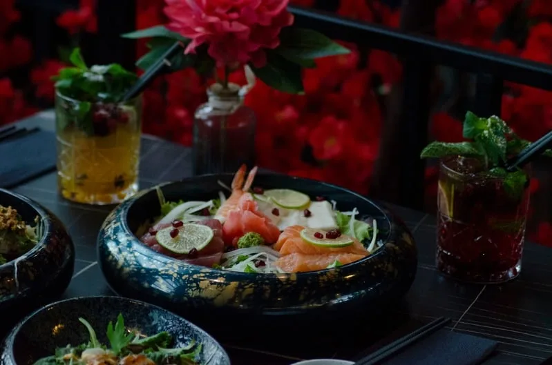 The Aya Asia — food