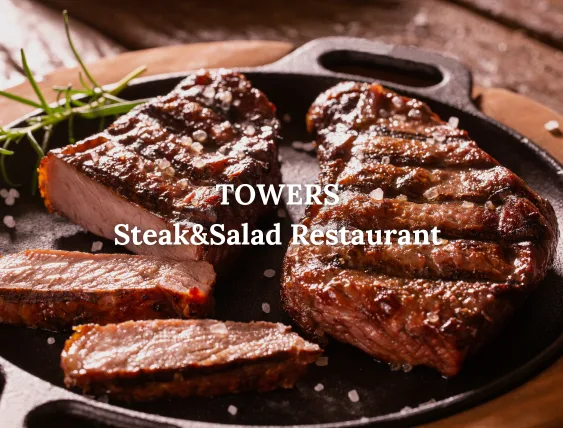 TOWERS steak & salad — photo 44