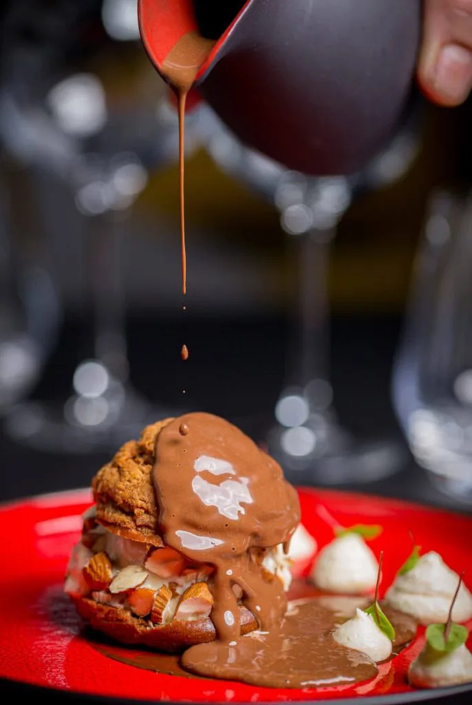 La Part des Anges — food