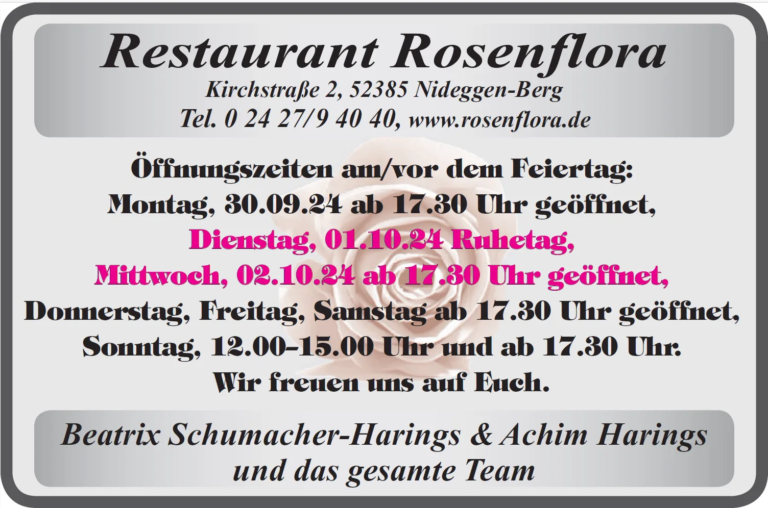 Restaurant Rosenflora — photo 13