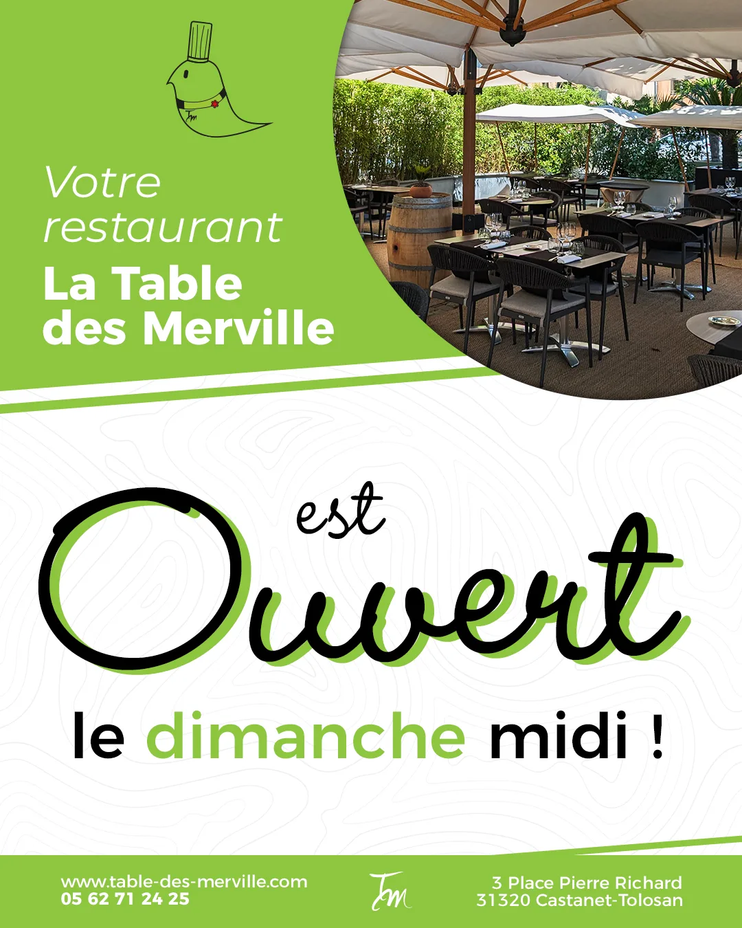 La Table des Merville — atmosphere