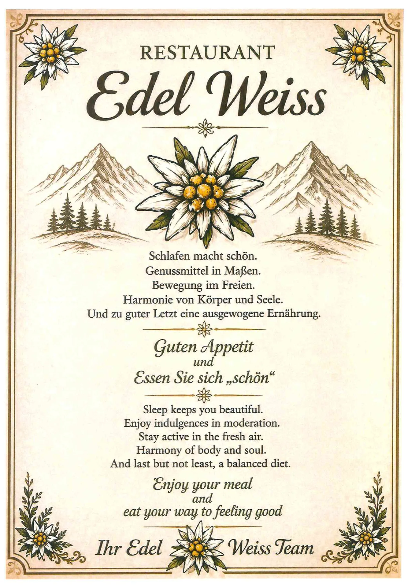 Restaurant Edel Weiss — photo 20