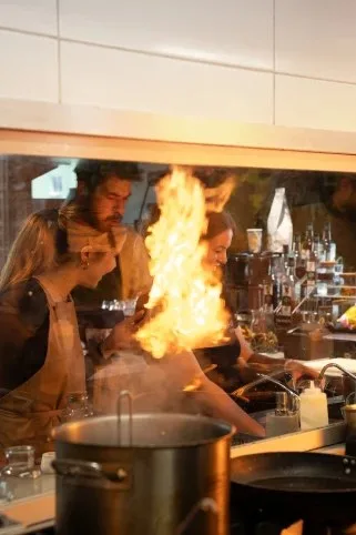 Bakoš bistro — kitchen
