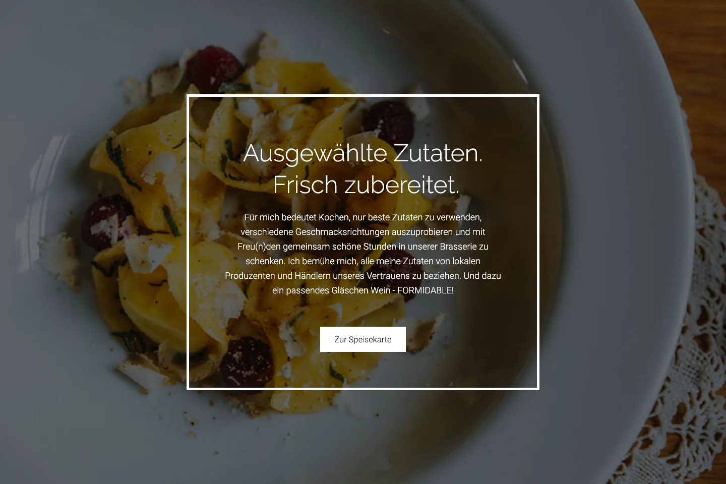 Brasserie Ehrlich — food