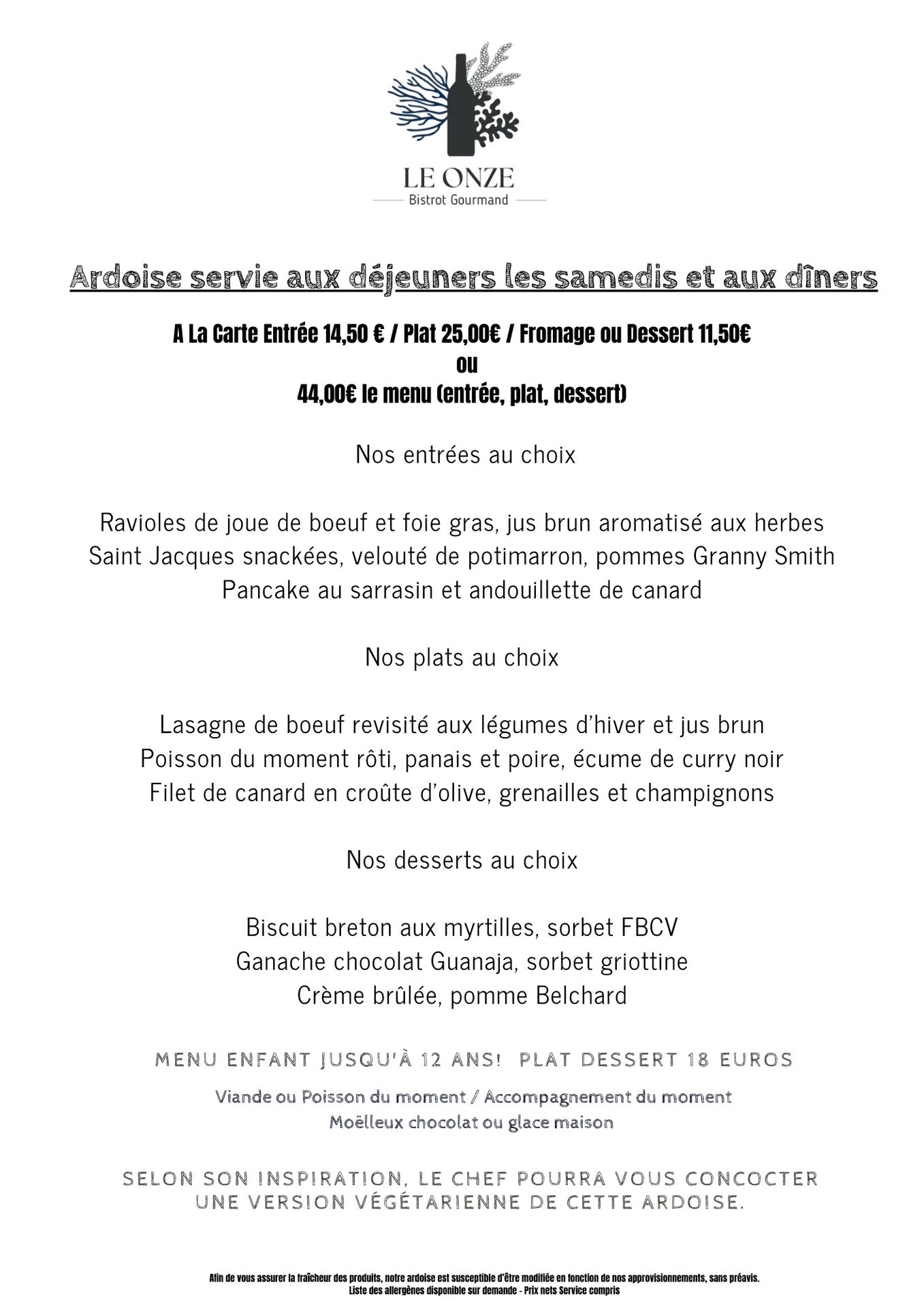 Le 11 Bistrot Gourmand — atmosphere