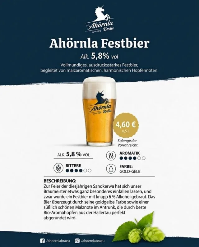 Ahörnla im Sand — food