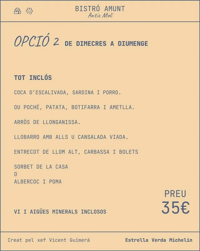 Bistró Amunt, Ulldecona
