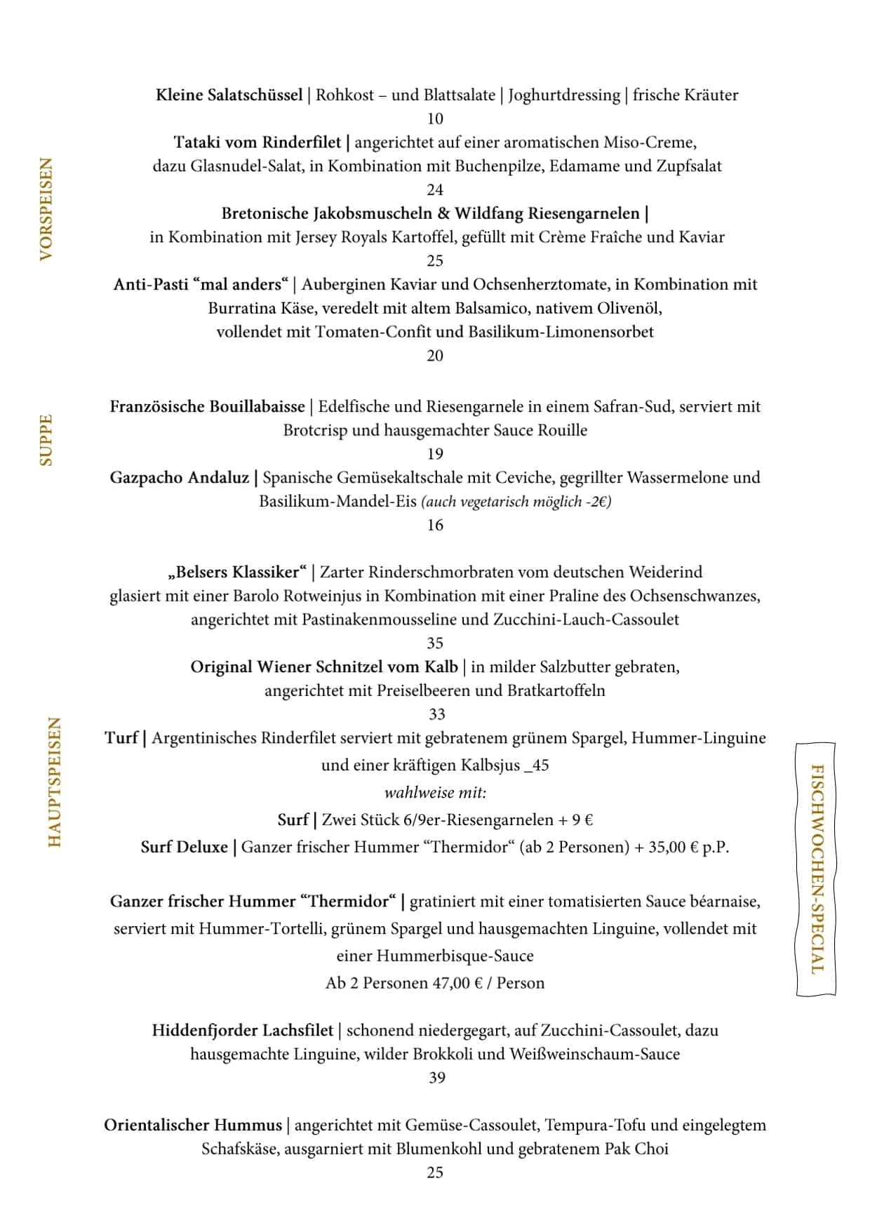 Belsers Restaurant — kitchen